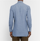 Marc Jacobs - Slim-Fit Cotton-Chambray Western Shirt - Men - Blue