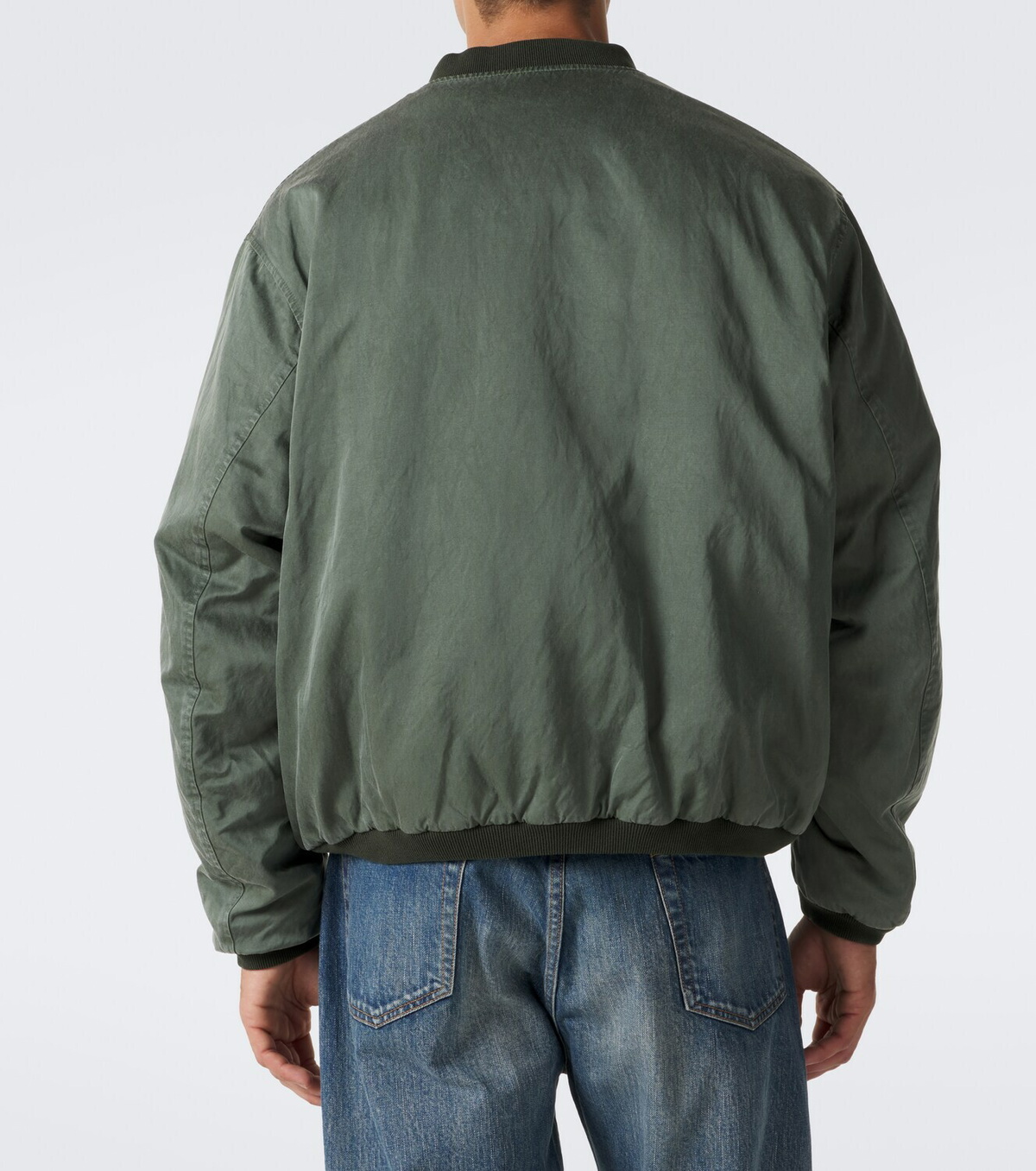 A.Presse Silk and cotton bomber jacket