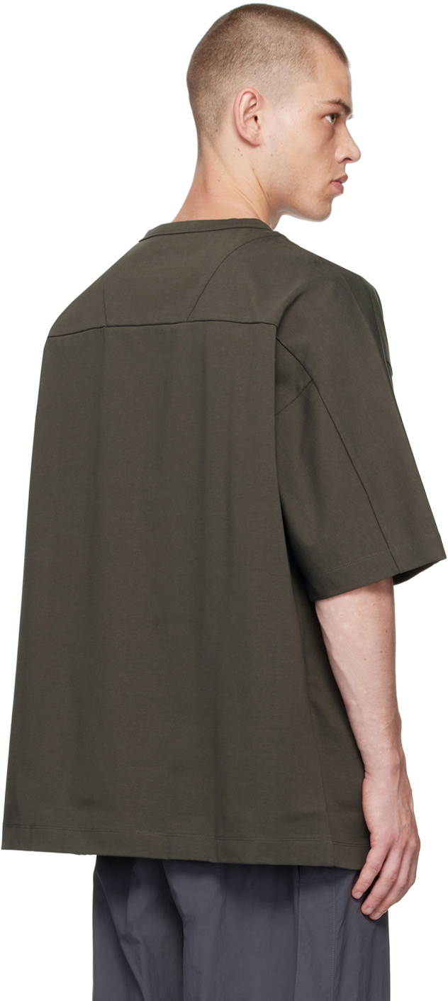 Juun.J Gray Crewneck T-Shirt