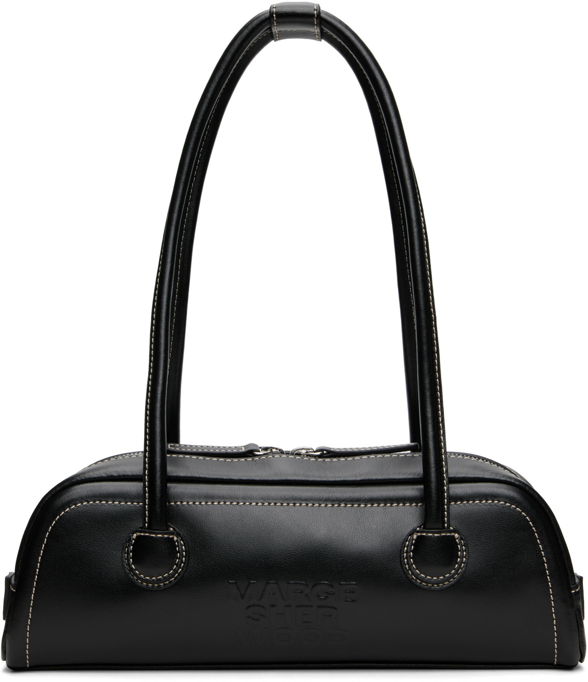 MARGESHERWOOD Black Soft Boston EW Mini Bag
