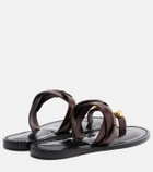 Amanu Lagos woven leather sandals