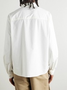 Amomento - Cotton and Silk-Blend Poplin Shirt - White