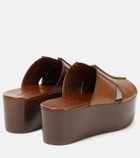 See By Chloe - Hazel leather platform slides