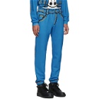Moschino Blue The Sims Edition Pixel Trompe lOeil Sweatpants