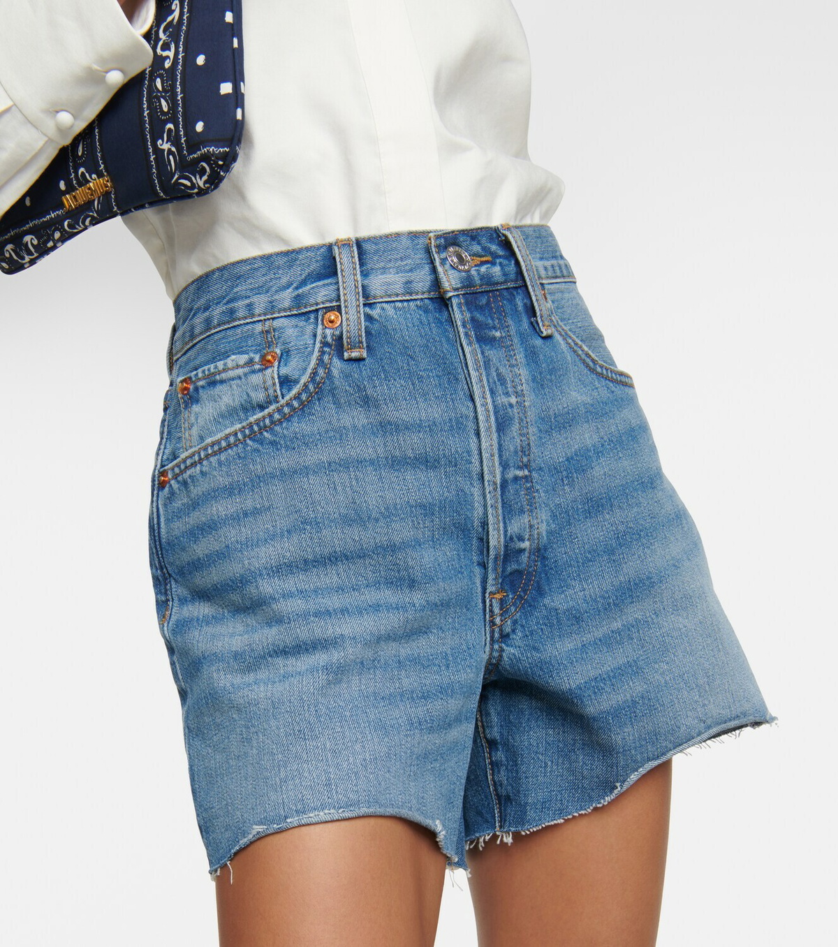 Re/Done ‘90s Low Slung denim shorts Re/Done