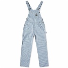Stan Ray Men's Earls Bib Overall in Blue Hickory