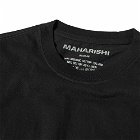 Maharishi Men's Long Sleeve Organic Utility Pocket T-Shirt in Black