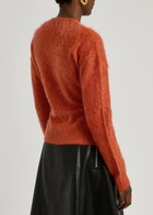 Nanushka Kloe Brushed Cashmere Jumper Red