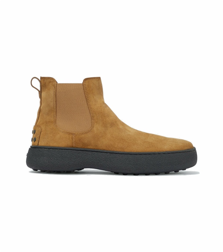 Photo: Tod's - Suede Chelsea boots
