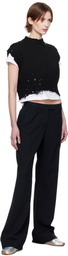Marni Black Sleeveless Crewneck Sweater