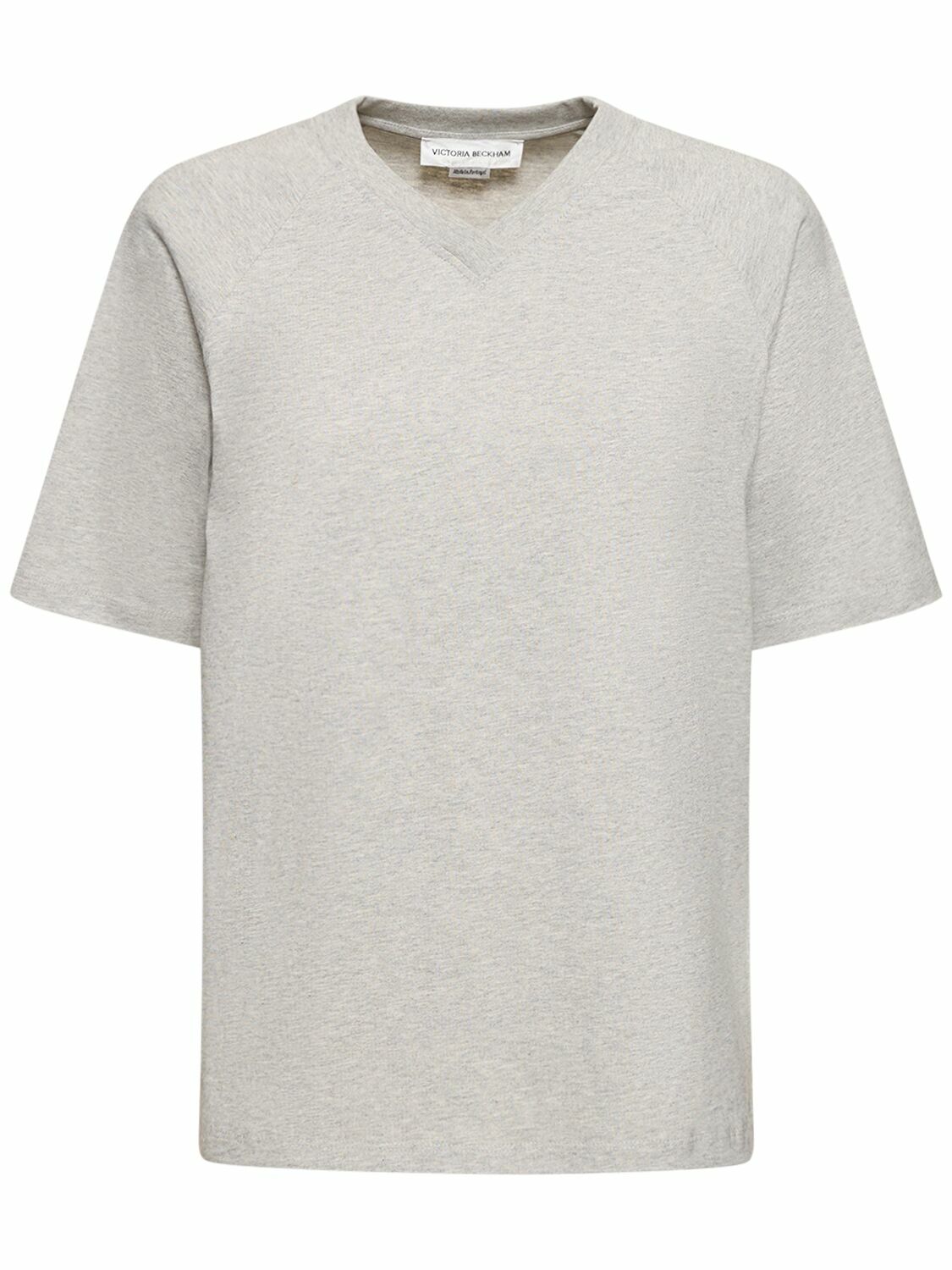 Tシャツ・カットソー Victoria Beckham FW24 COTTON SHIRT (1324WTP005578A_WHITE) COTTON SHIRT 1324WTP005578AWHITE（シャツ・ブラウス
