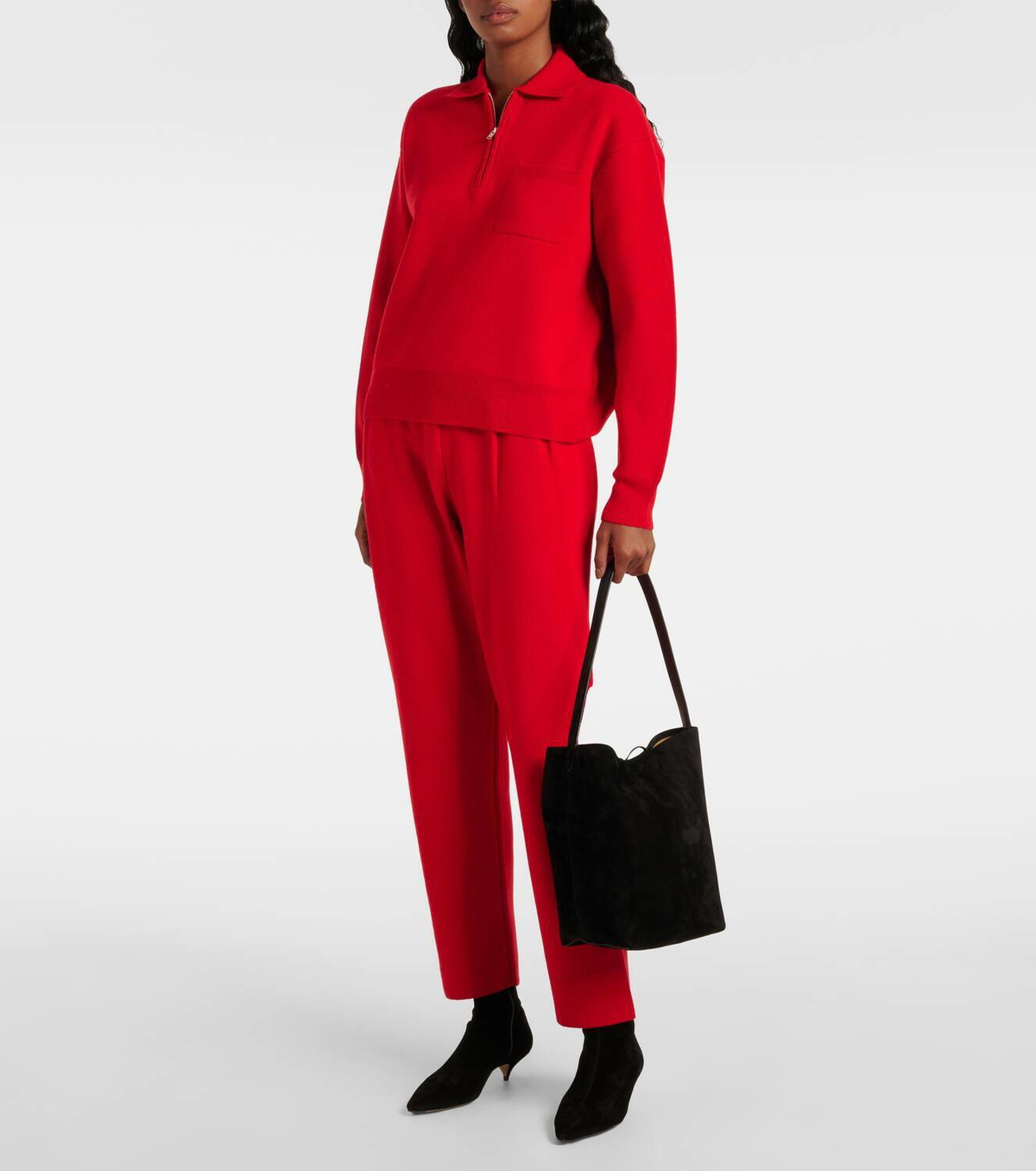 ブラミンク ポロ ニット DRAWER ドゥロワー THE ROW ザロウ The Row Halvar cashmere polo sweater The Row