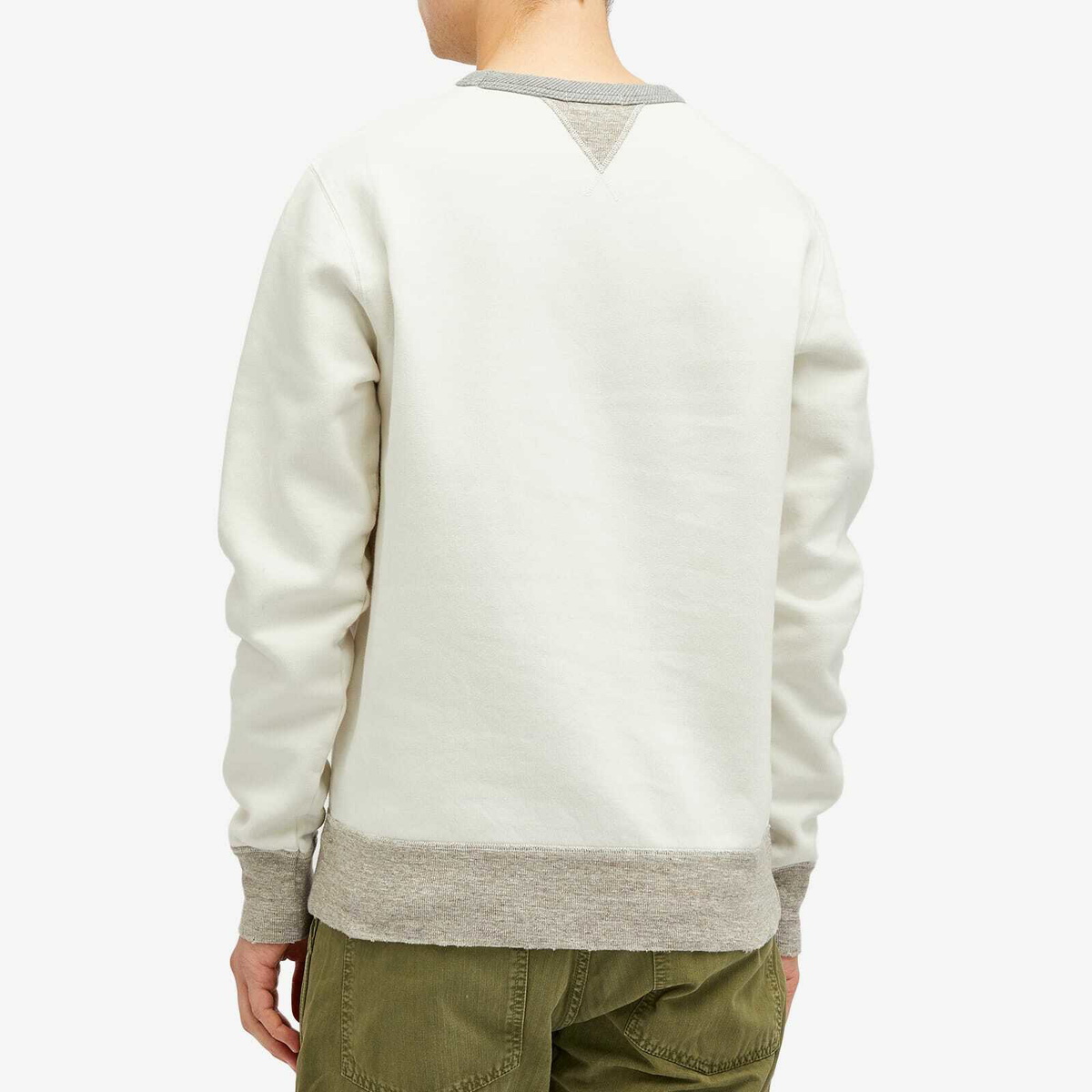Dubbleware Men's Imitations Sweatshirt in Ecru