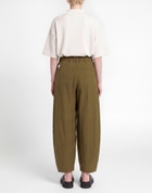 Jijil Womens Pants Military in Green