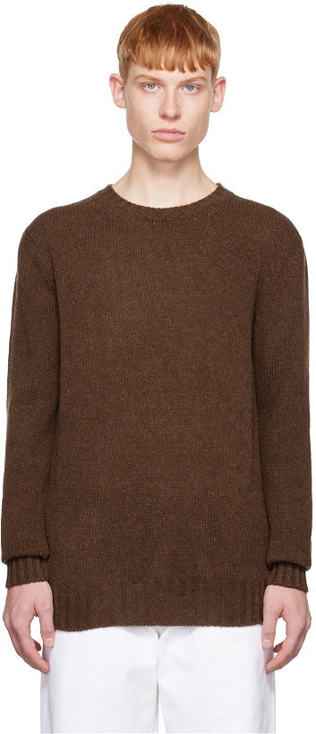 Photo: De Bonne Facture SSENSE Exclusive Brown Sweater