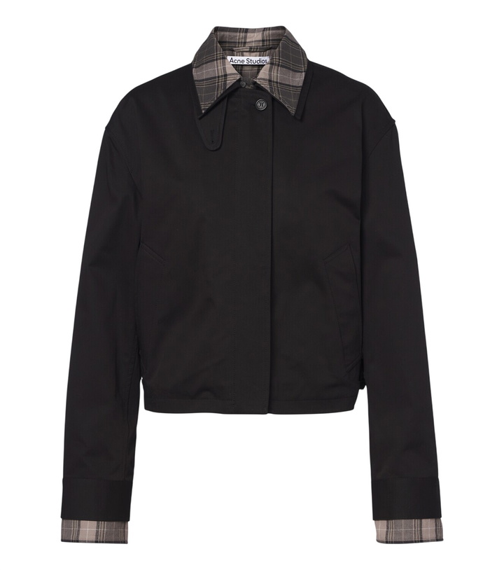 Photo: Acne Studios Layered cotton twill jacket