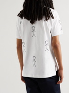 Thom Browne - Printed Cotton-Jersey T-Shirt - White
