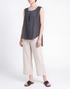 Alessia Santi Womens Top Charcoal