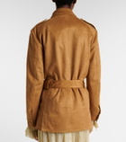 Xu Zhi Studded belted field jacket