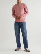 Folk - Rivet Garment-Dyed Cotton-Jersey Sweatshirt - Pink