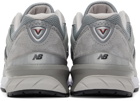 New Balance Gray 990V5 Core Sneakers
