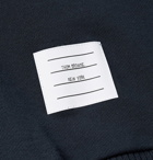 Thom Browne - Oversized Striped Loopback Cotton-Jersey Sweatshirt - Navy