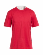 Brunello Cucinelli Mens T-shirt in Red