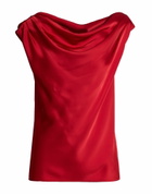 Lauren Ralph Lauren Womens Top Brick