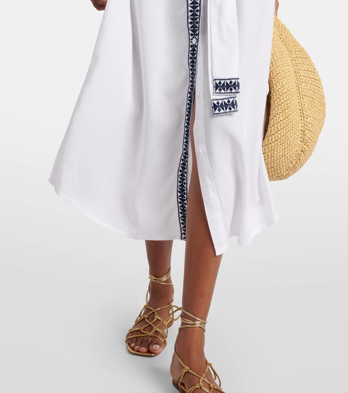 Melissa Odabash Ally embroidered midi dress Melissa Odabash