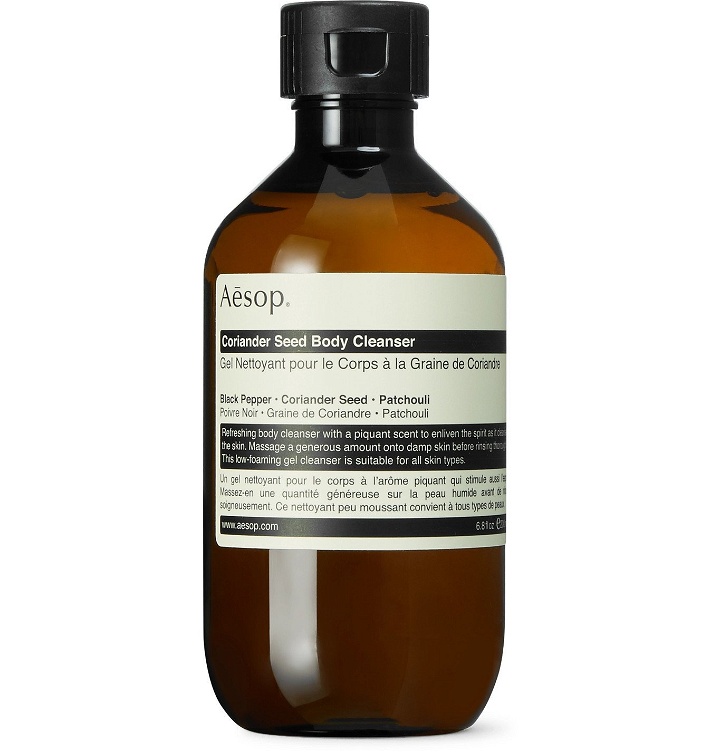 Photo: Aesop - Coriander Seed Body Cleanser, 200ml - Colorless
