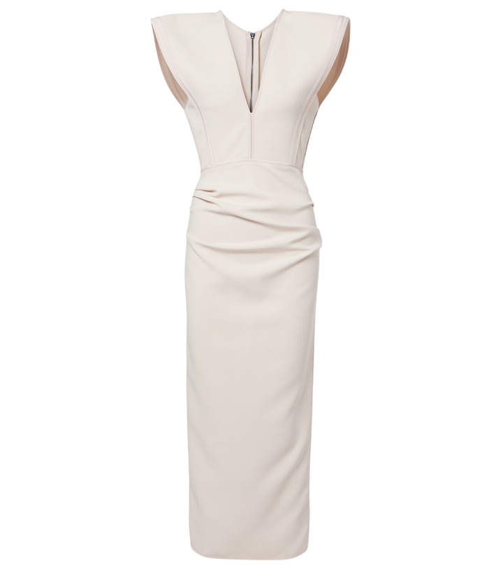 Photo: Maticevski Wingtip draped midi dress