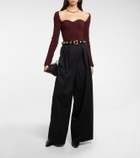 Khaite Maddy ribbed-knit top