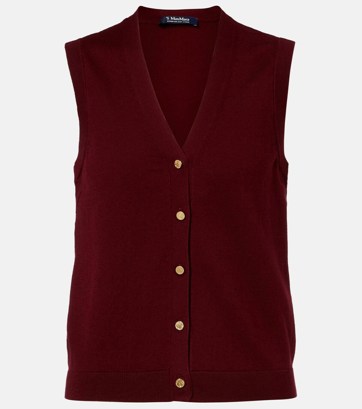 'S Max Mara Cotton and silk vest