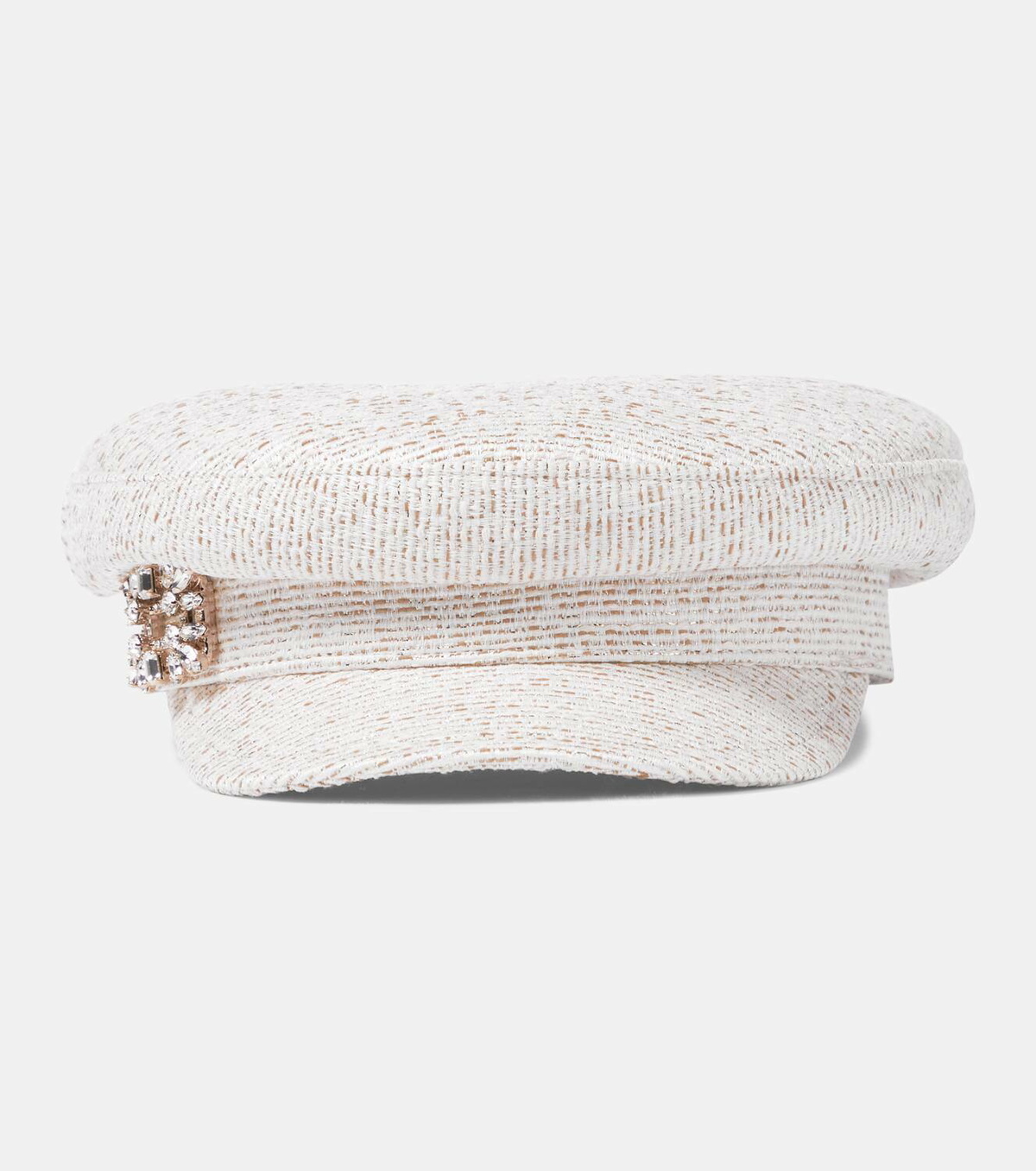 Roger Vivier Tweed newsboy cap