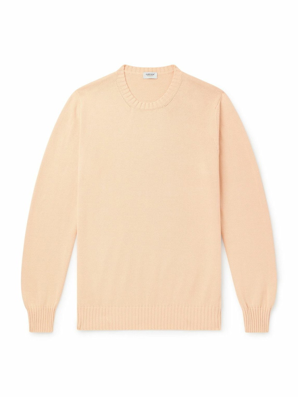 Photo: Ghiaia Cashmere - Cotton Sweater - Yellow