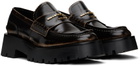 Alexander Wang Brown Carter Mid-Heel Lug Loafers