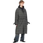 Balenciaga Gray Raglan Coat
