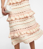 Zimmermann - Clover crochet cotton midi skirt
