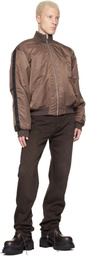 ALEXANDER DIGENOVA Brown Painter Jeans