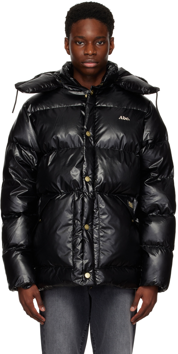 Advisory Board Crystals Black Puffer Coat Advisory Board Crystals