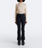 Moncler Grenoble Wool and silk jersey ski top