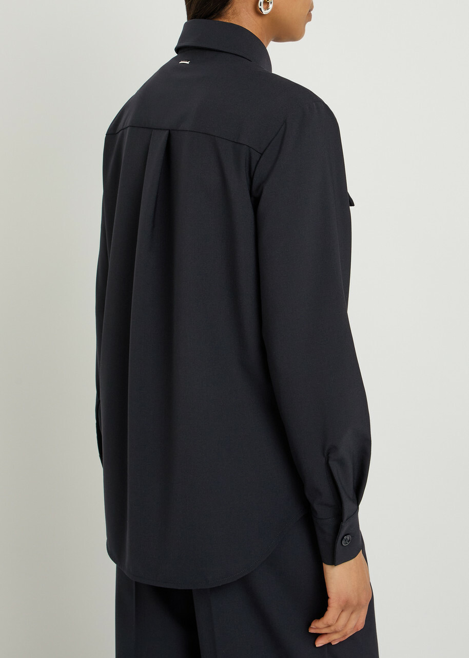Herno Jersey Overshirt Blue