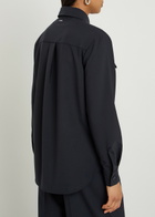Herno Jersey Overshirt Blue