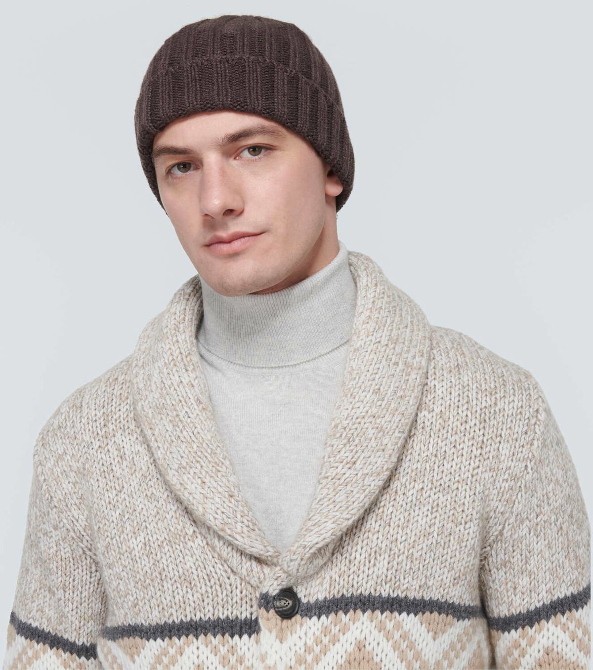 Brunello Cucinelli Ribbed-knit cashmere beanie