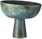 L'OBJET Bronze Medium Terra Bowl On Stand