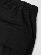 Rick Owens - Tapered Cotton-Blend Poplin Trousers - Black
