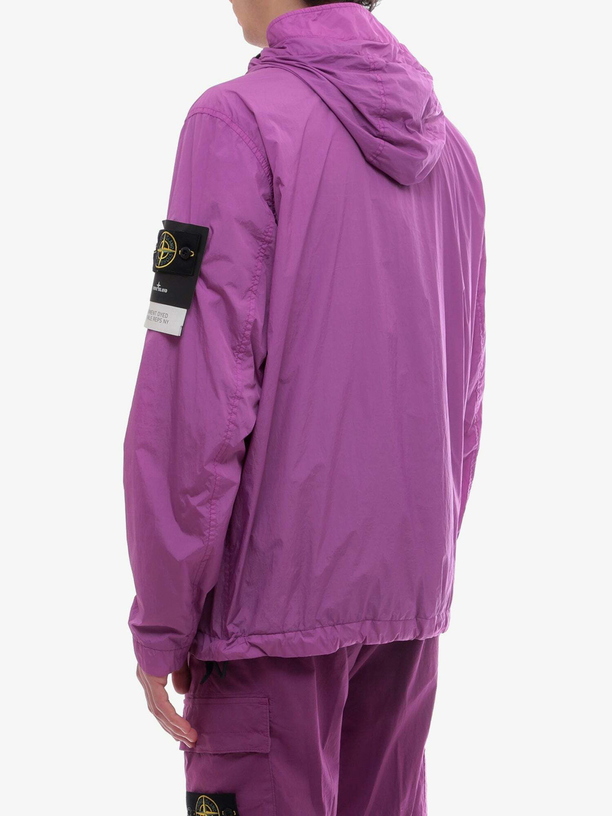Stone Island Jacket Purple Mens Stone Island