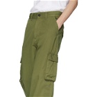 Wheir Bobson Green Baggy Cargo Pants