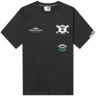Men's AAPE Street Baseball Number T-Shirt in Black