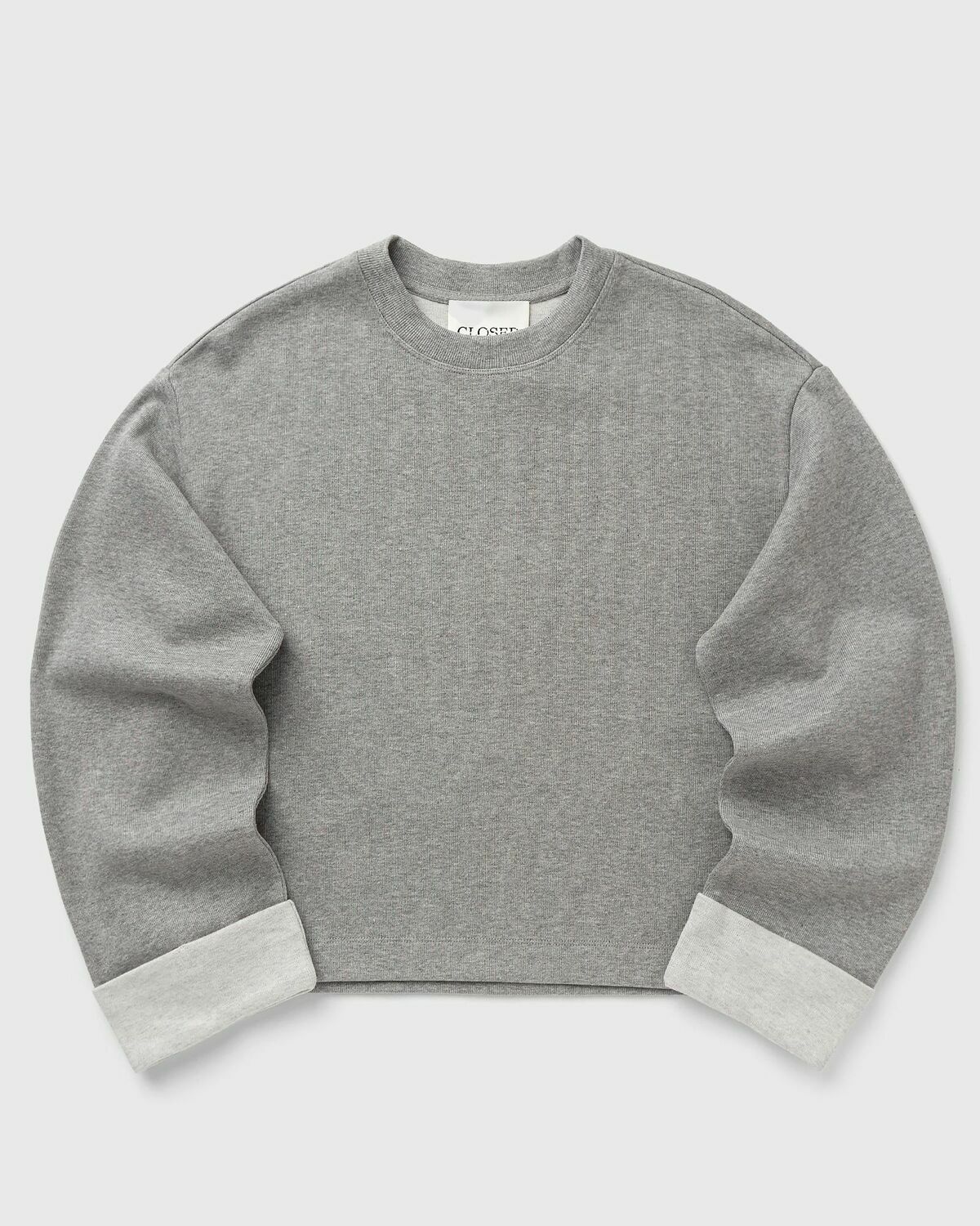 CLOSED TURN-UP LONGSLEEVE Grey Mens Sweatshirt